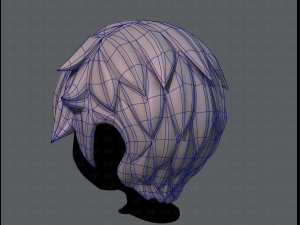 3d hair style for boy v07 3D Model