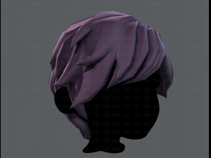 3d hair style for boy v07 3D Model