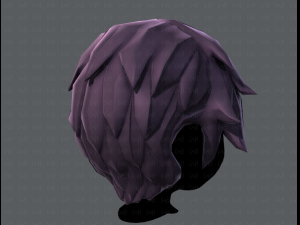 3d hair style for boy v07 3D Model
