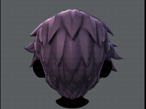 3d hair style for boy v07 3D Model