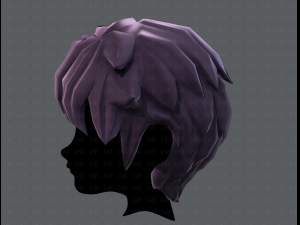 3d hair style for boy v07 3D Model