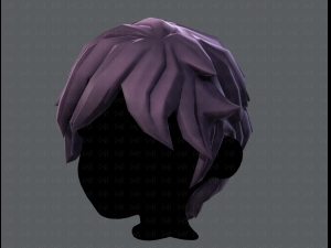 3d hair style for boy v07 3D Model
