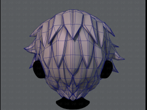 3d hair style for boy v07 3D Model