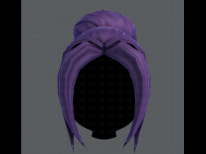 3d hair style for girl v08 3D मॉडल