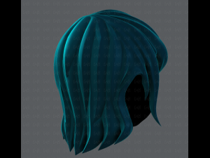 3d hair style for girl v09 3D Model
