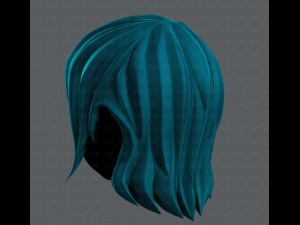 3d hair style for girl v09 3D Model