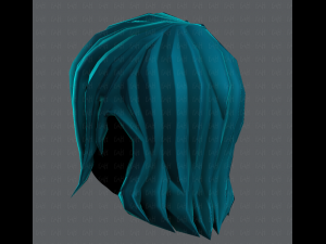 3d hair style for girl v09 3D Model