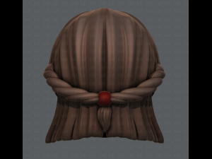 3d hair style for girl v10 3Dモデル