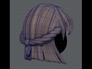 3d hair style for girl v10 3Dモデル