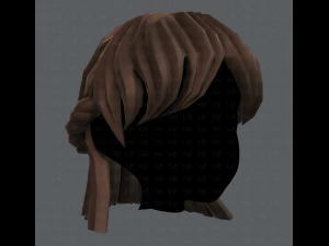 3d hair style for girl v10 3D Model