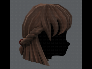 3d hair style for girl v10 3Dモデル