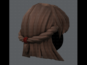 3d hair style for girl v10 3Dモデル