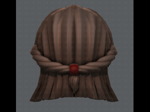 3d hair style for girl v10 3Dモデル