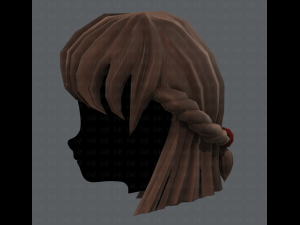 3d hair style for girl v10 3Dモデル