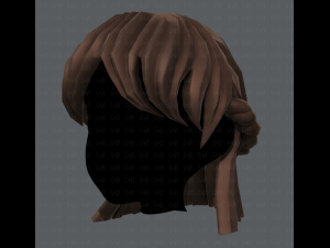 3d hair style for girl v10 3Dモデル
