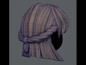 3d hair style for girl v10 3D Model