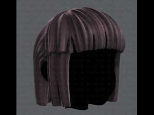 3d hair style for girl v11 3D मॉडल