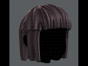 3d hair style for girl v11 3D Model