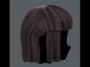 3d hair style for girl v11 3D Model