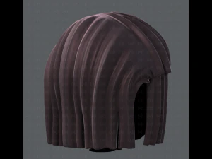 3d hair style for girl v11 3D Model