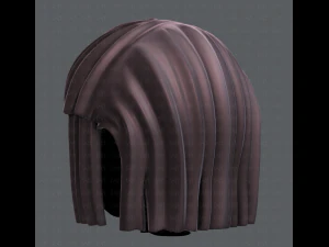 3d hair style for girl v11 3D Model