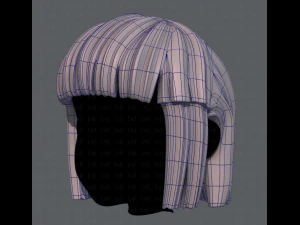 3d hair style for girl v11 3D Model