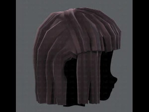 3d hair style for girl v11 3D Model