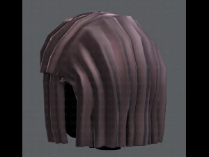 3d hair style for girl v11 3D Model