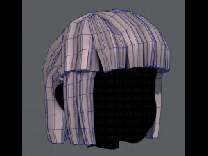 3d hair style for girl v11 3D Model