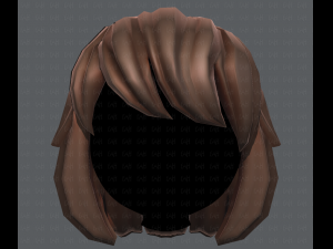 3d hair style for girl v12 3D Model