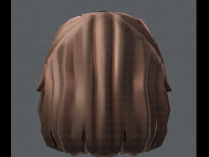 3d hair style for girl v12 3D Model