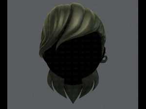 3d hair style for girl v13 3D Model