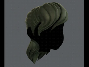 3d hair style for girl v13 3D Model