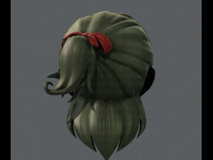 3d hair style for girl v13 3D Model