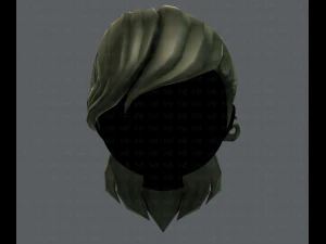3d hair style for girl v13 3D Model