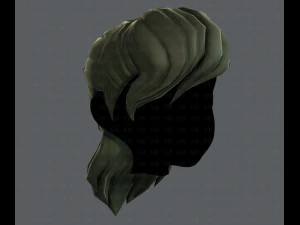 3d hair style for girl v13 3D Model