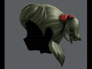 3d hair style for girl v13 3D Model