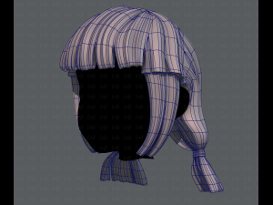 3d hair style for girl v14 Model 3D
