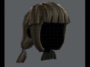 3d hair style for girl v14 Model 3D