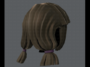 3d hair style for girl v14 Model 3D