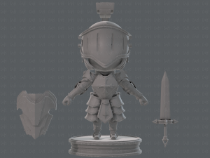 armor character 3D Модель