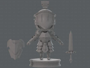 armor character 3D Model