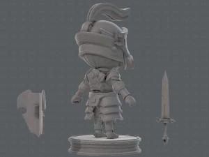 armor character 3D Model