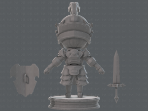 armor character 3D Модель