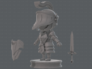 armor character 3D Модель