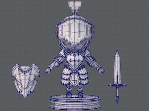 armor character 3D Модель