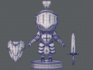 armor character 3D Model