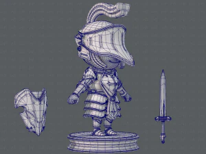 armor character 3D Model