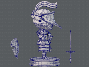 armor character 3D Модель
