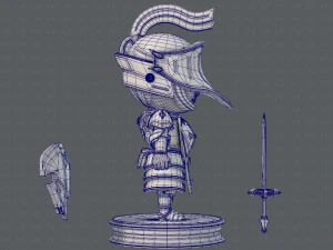 armor character 3D Model